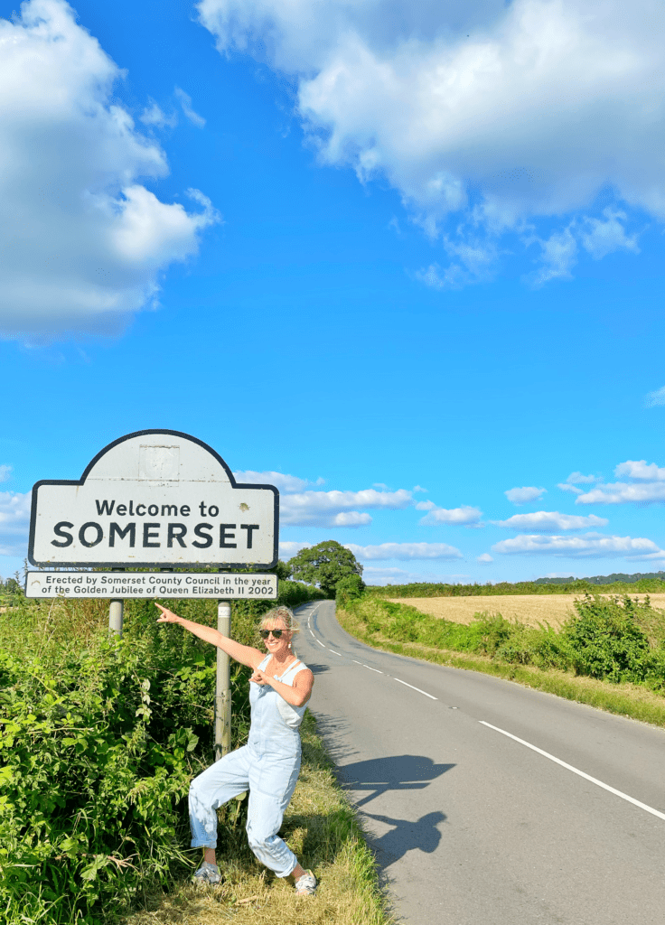 Wecome to Somerset sign