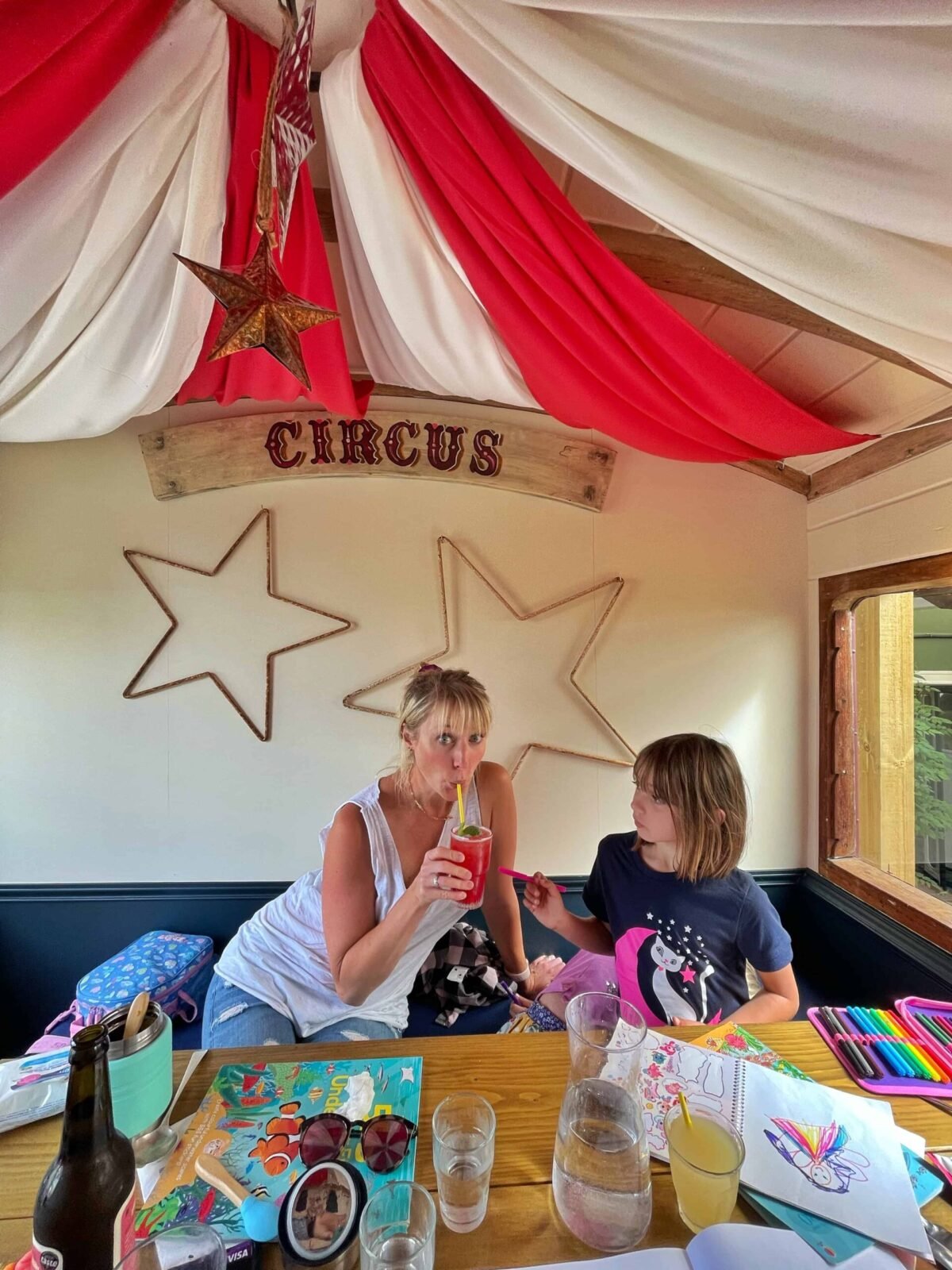 Circus booth, Pips Carriage, Somerset