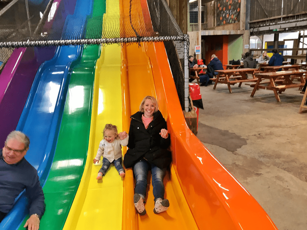 Noah's Ark Zoo Farm soft play rainbow slife North Somerset