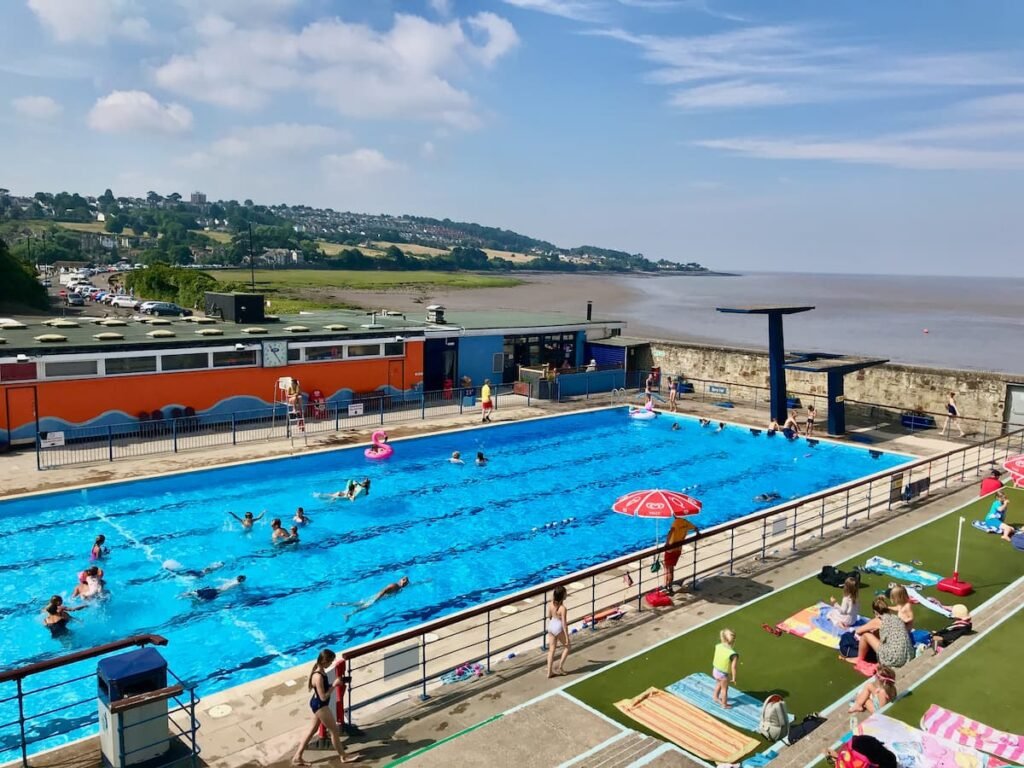 Portishead open air pool, North Somerset