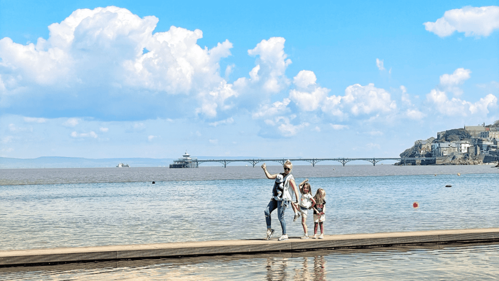 Clevedon Marine Lake Somerset coast