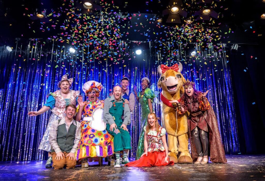 Jack and the beanstalk at Westlands, Yeovil, photo Len Copeland