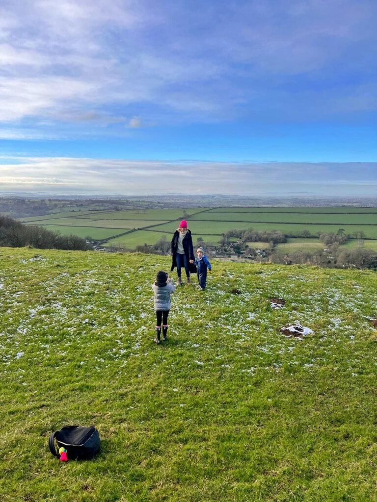 Corton Denham Ridge views Somerset