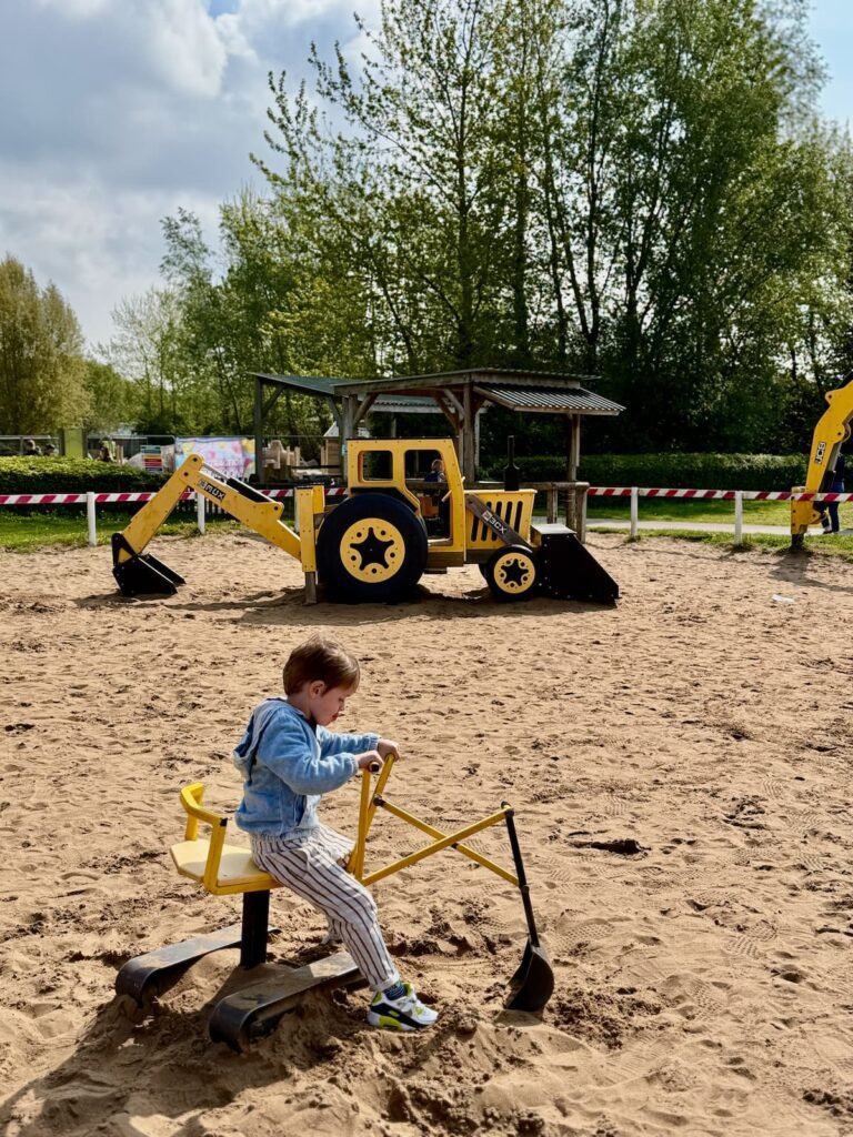 puxton park digger sand pit adventure park near bath and bristol