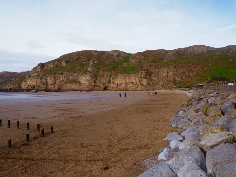 Brean Down beach North Somerset