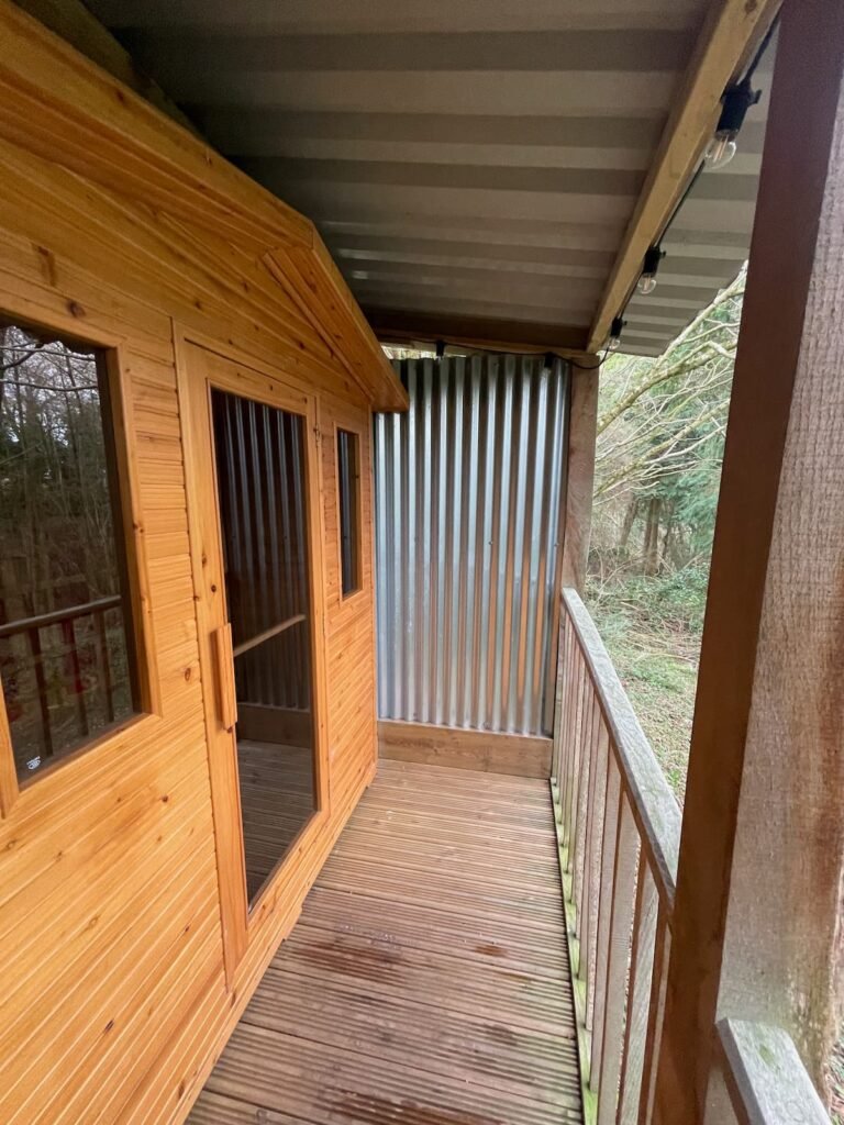 The Shepherds Hut Retreat Woodland sauna