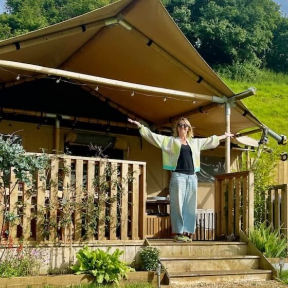 REVIEW Hadspen Glamping Somerset: lodges with hot tub