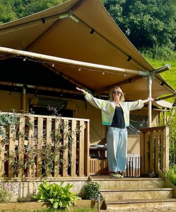 REVIEW Hadspen Glamping Somerset: lodges with hot tub