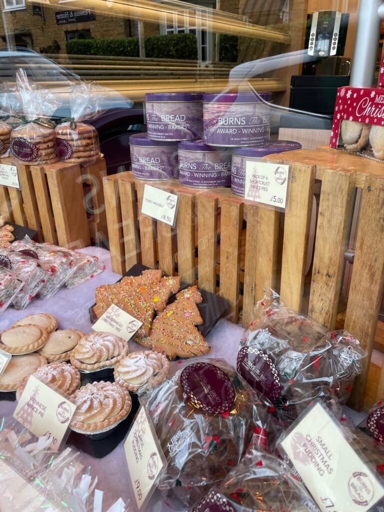 Viennese Mince Pies, Burns the Bread bakery Castle Cary Somerset