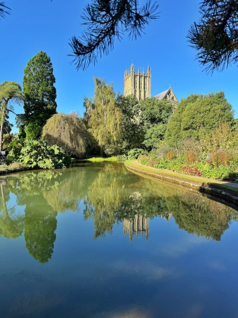 Bishop's Palace, Wells Somerset gardens