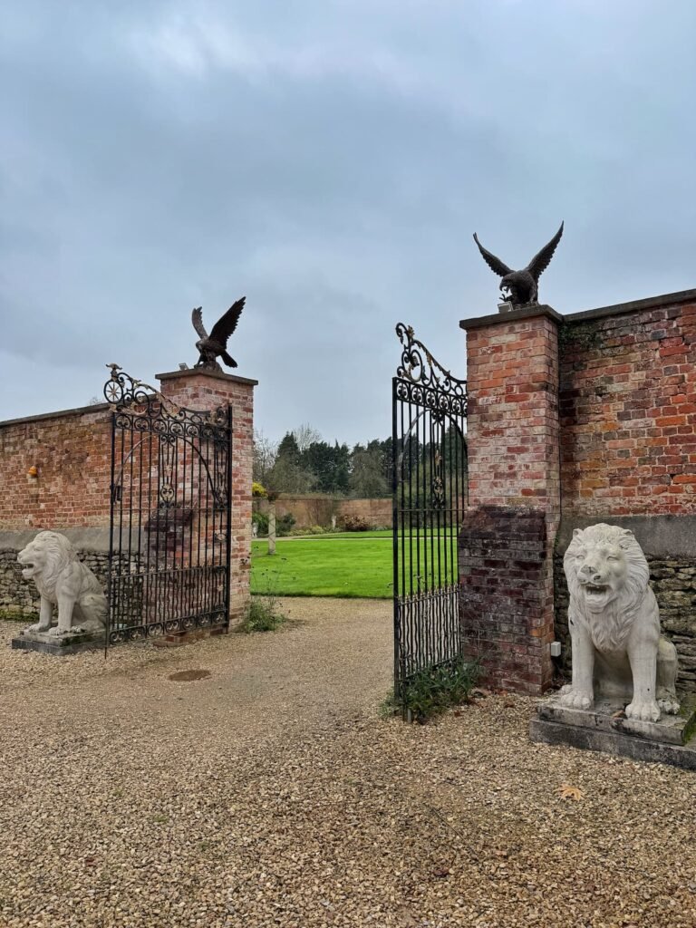 Entrance to Orchardleigh House walled garden