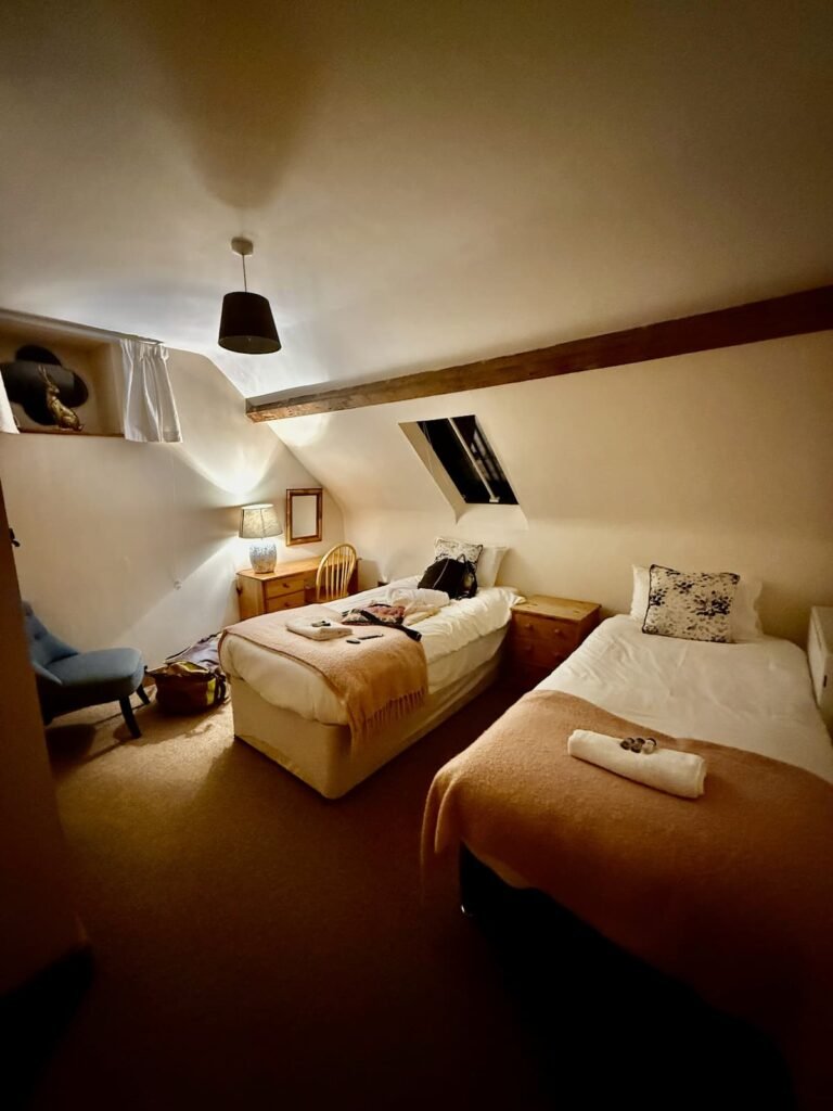 Orchardleigh Retreat accommodation: my twin room