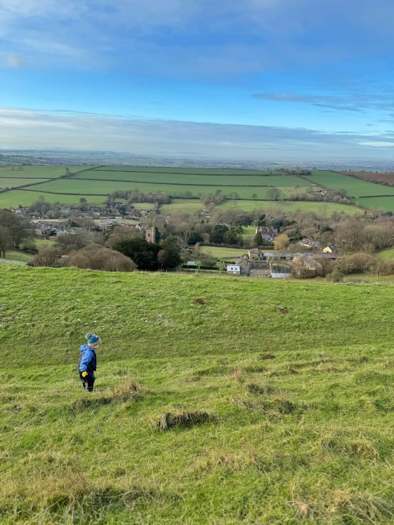 Corton Denham walk with views