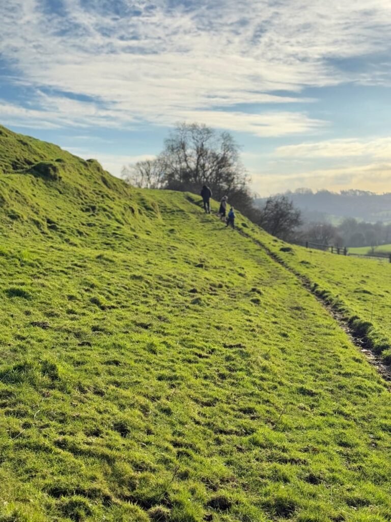 Corton Denham Walk fields Somerset