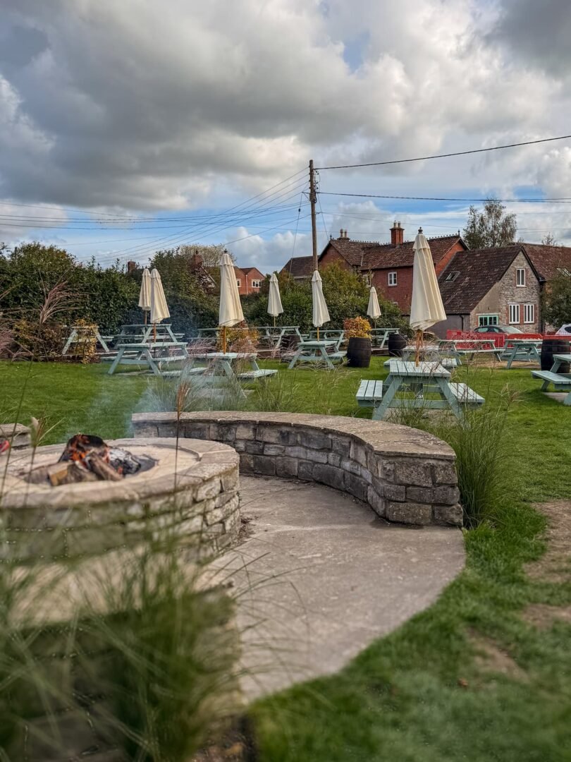 The Manor House Inn Ditcheat Somerset pub garden
