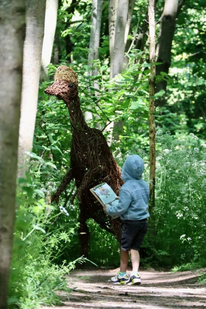 Coates English Willow Dinosaur Sculpture Trail