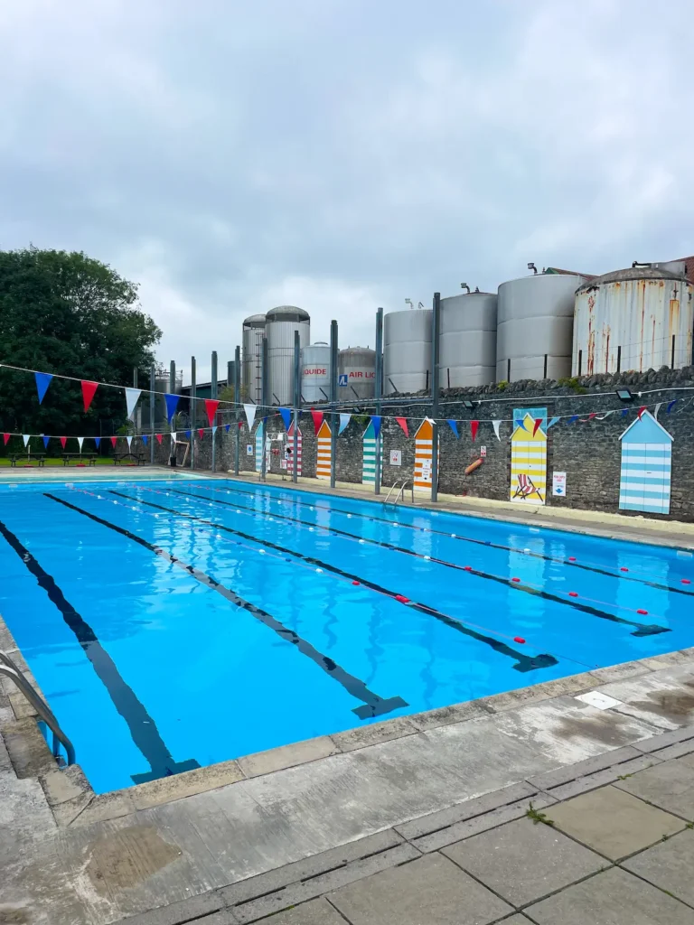 Shepton Mallet Lido swimming pool somerset