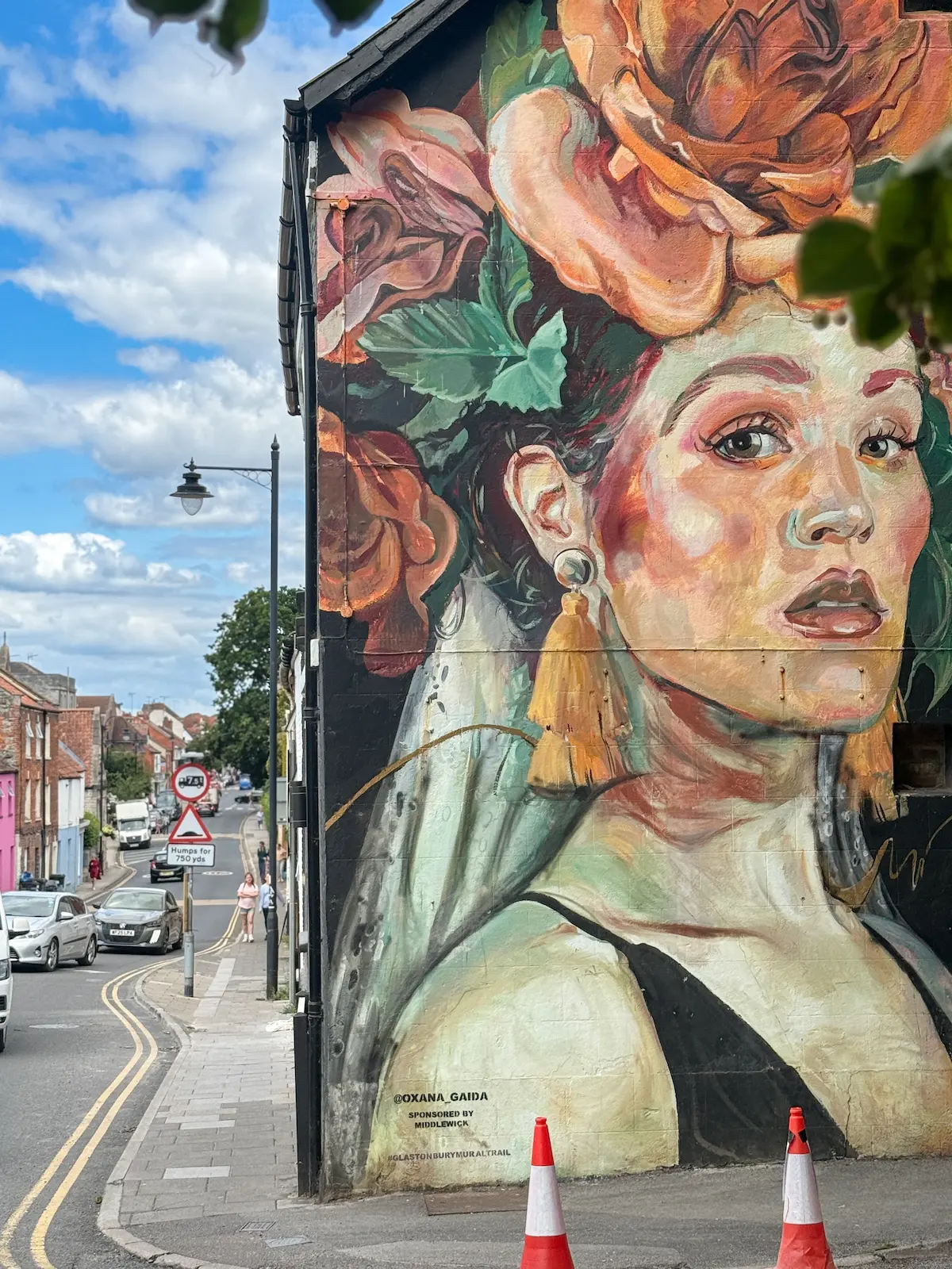 Glastonbury street art trail somerset