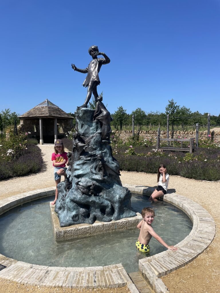 The Newt in Somerset water fountain four seasons garden