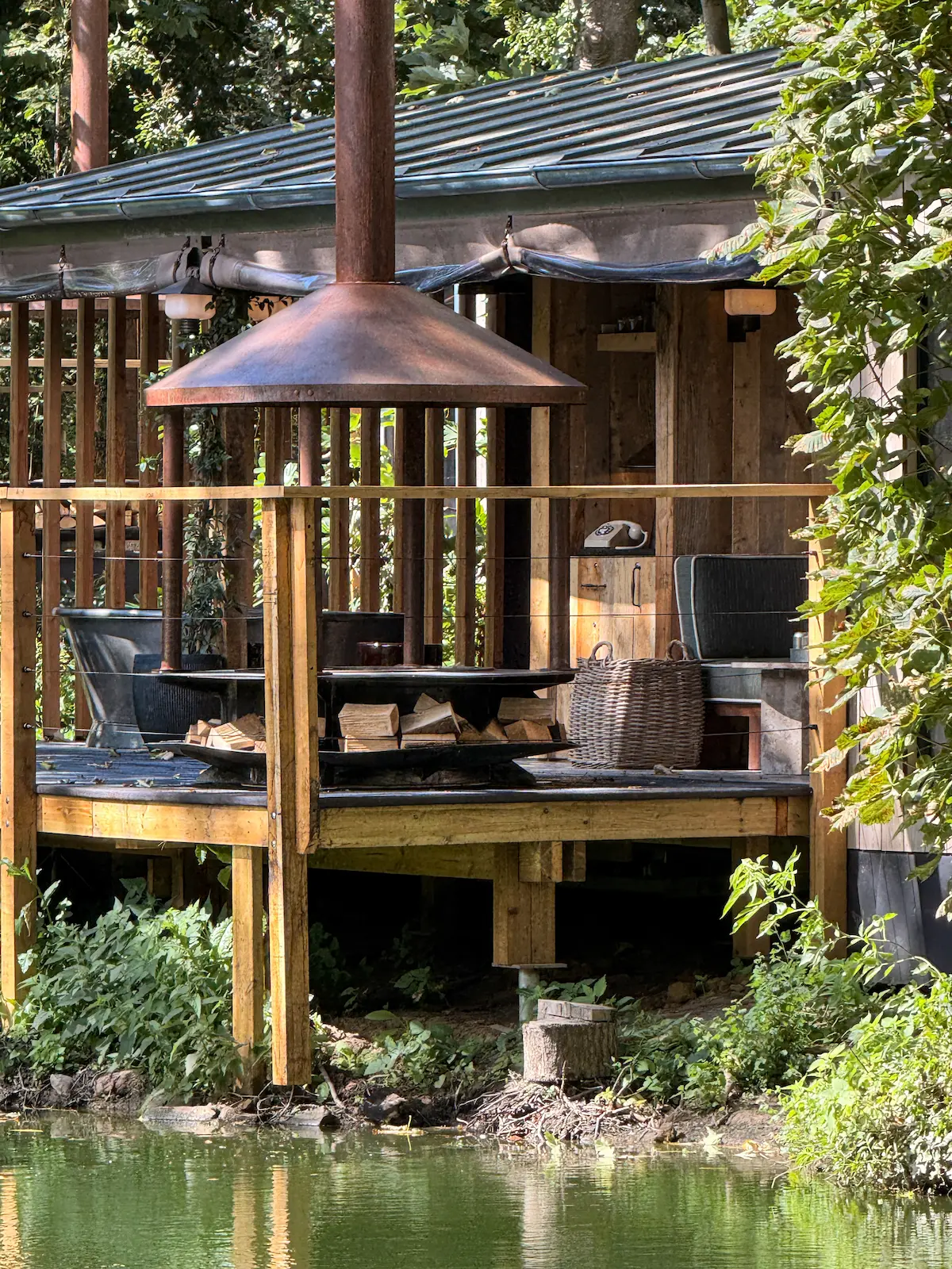 Babington house Lazy Forest spa somerset